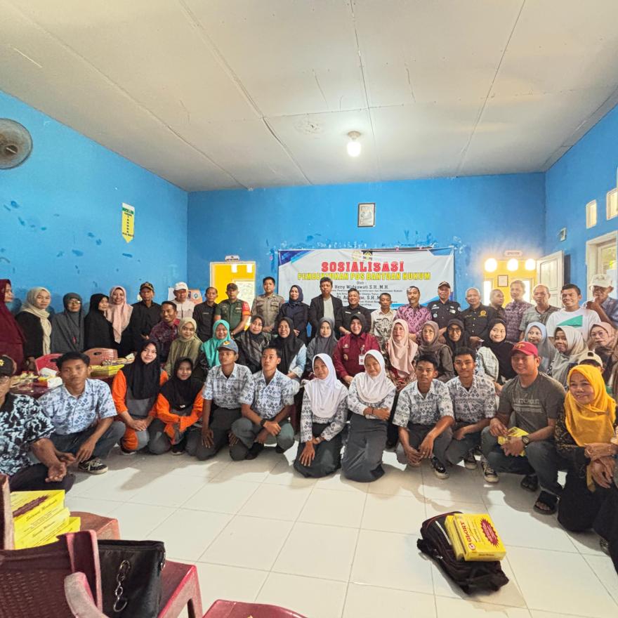 Sosialisasi Pos Bantuan Hukum (Posbakum) di Desa Wage: Meningkatkan Akses Keadilan bagi Masyarakat